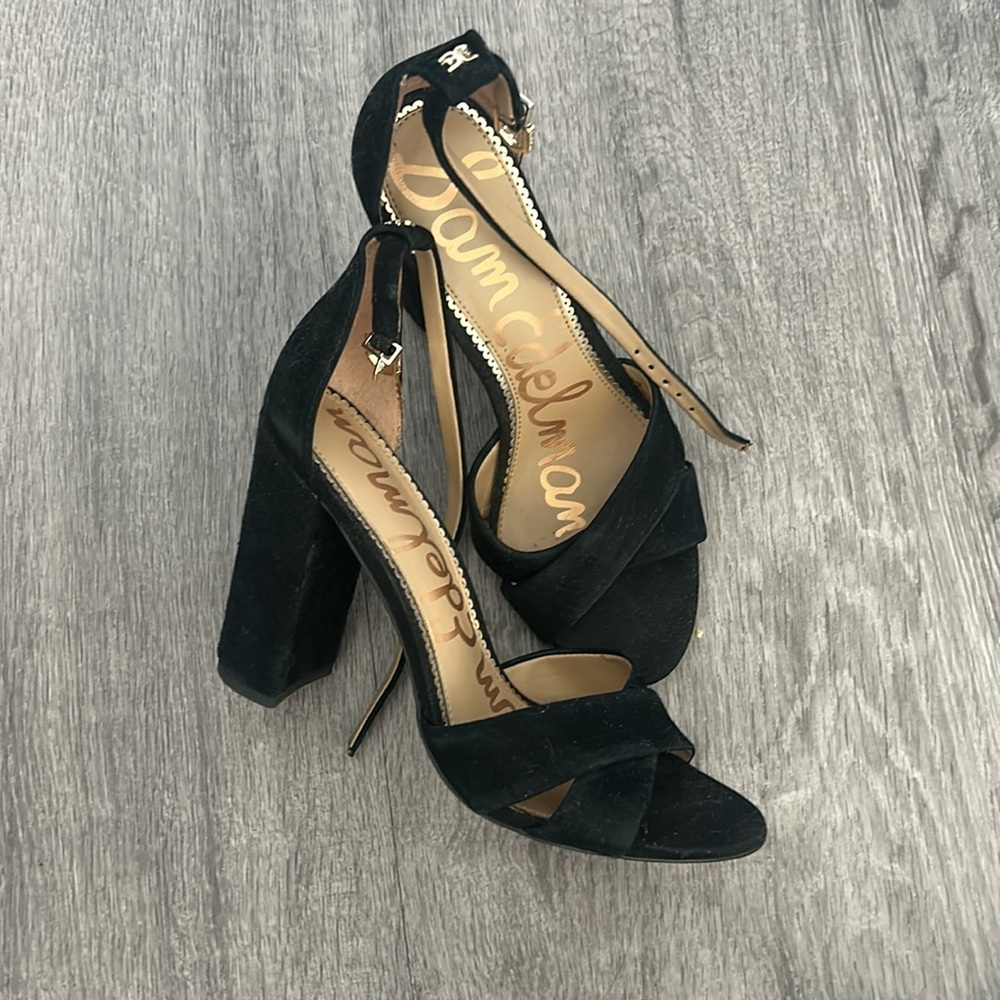 Sam Edelman Black Heels Sleek Design